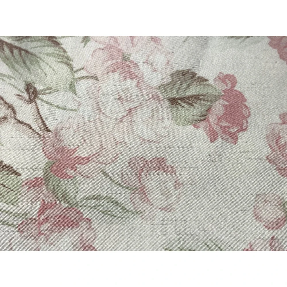 Ralph Lauren BELMONT OAKS Pillowcase Set KING Floral Ruffle ITALY Pair Vtg Shams